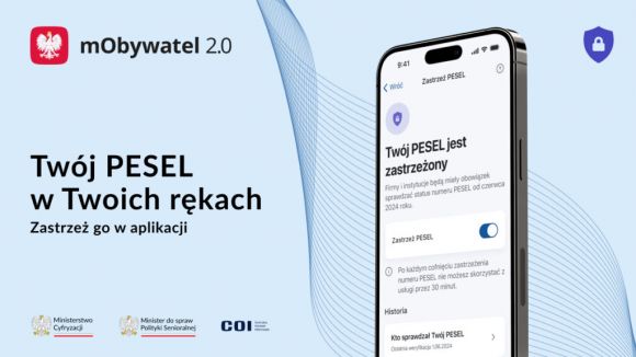 Zastrzeż PESEL i chroń swoje dane w mObywatelu 2.0