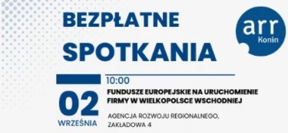Fundusze Europejskie na uruchomienie firmy w Wielkopolsce Wschodniej”
