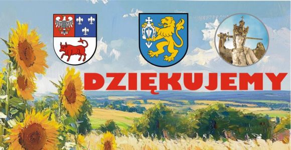Podziękowanie za wspólne świętowanie Dożynek Powiatowo-Gminno-Parafialnych we Władysławowie